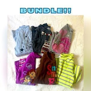 bundle of 6 girls’ t-shirts